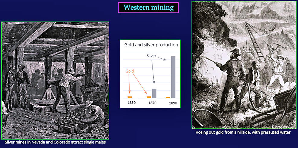 Western gold and silver, 1870